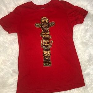Mens SMALL Freddy Jason Pinhead Leatherface Totem Pole Nerd Block T-Shirt